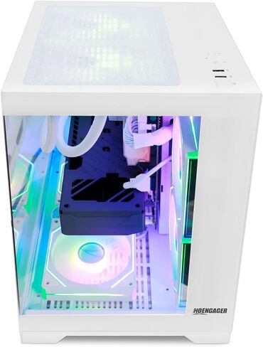 AI-Optimized Gaming PC Desktop Computer GeForce RTX 5070 12GB GDDR7, AMD Ryzen 7 7800X3D 4.2 GHz, 1TB PCIe SSD, 32GB DDR5 RAM, 650W PSU, Windows 11, White in Saudi Arabia