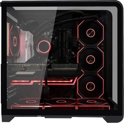 Astral Plus Prebuilt Gaming PC Desktop Computer, AMD Ryzen 7 9800X3D 8-Core 5.2 GHz, RTX 5060 Ti 8G, 16GB DDR5 RAM, 1TB PCIe SSD, Software Controllable RGB, Windows 11, Black in Saudi Arabia