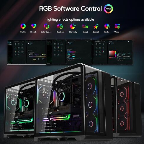 Astral Plus Prebuilt Gaming PC Desktop Computer, AMD Ryzen 7 9800X3D 8-Core 5.2 GHz, RTX 5060 Ti 8G, 16GB DDR5 RAM, 1TB PCIe SSD, Software Controllable RGB, Windows 11, Black in Saudi Arabia