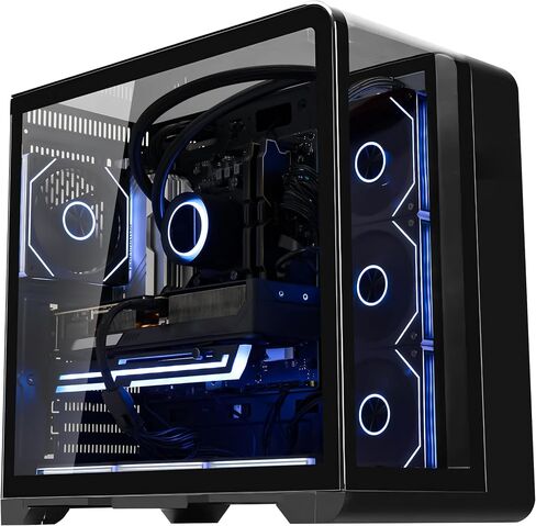Astral Plus Prebuilt Gaming PC Desktop Computer, AMD Ryzen 7 9800X3D 8-Core 5.2 GHz, RTX 5060 Ti 8G, 16GB DDR5 RAM, 1TB PCIe SSD, Software Controllable RGB, Windows 11, Black in Saudi Arabia