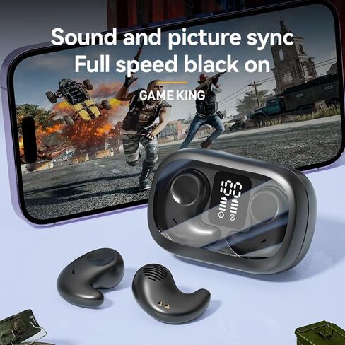 Bluetooth Earbuds,Wireless Sleep Ear Buds,Invisible Noise Cancelling Headphones,Bluetooth 5.4 Sleeping Headset for Side Sleepers Small Ears Canal,Discreet in-Ear Tiny Earphones,for Samsung/Android in Saudi Arabia