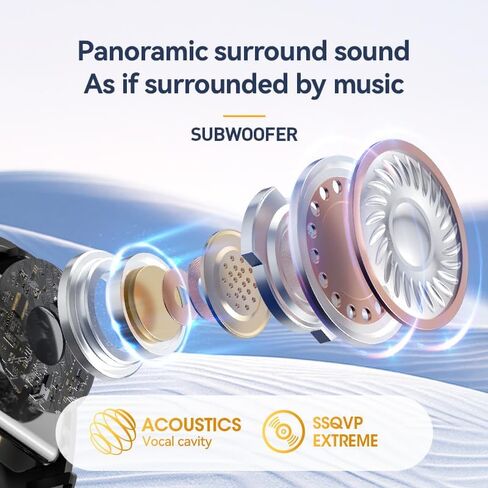 Bluetooth Earbuds,Wireless Sleep Ear Buds,Invisible Noise Cancelling Headphones,Bluetooth 5.4 Sleeping Headset for Side Sleepers Small Ears Canal,Discreet in-Ear Tiny Earphones,for Samsung/Android in Saudi Arabia