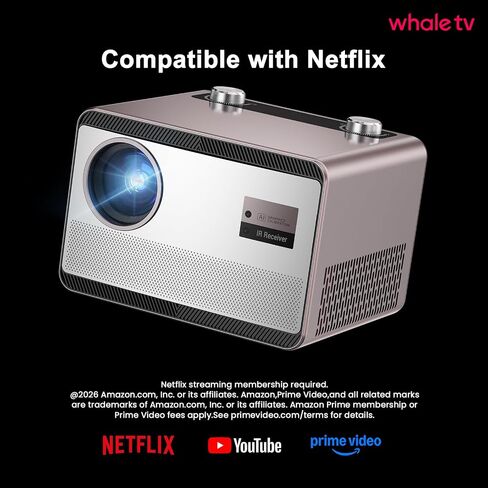 HAPPRUN 2500 ANSI 4K Decoding Outdoor Projector with Built-in Streaming App in Saudi Arabia