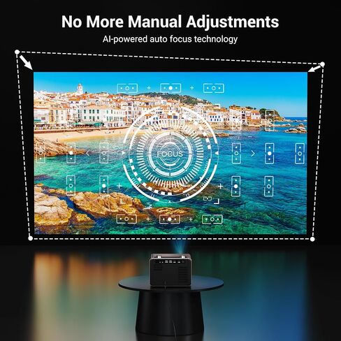 HAPPRUN 2500 ANSI 4K Decoding Outdoor Projector with Built-in Streaming App in Saudi Arabia