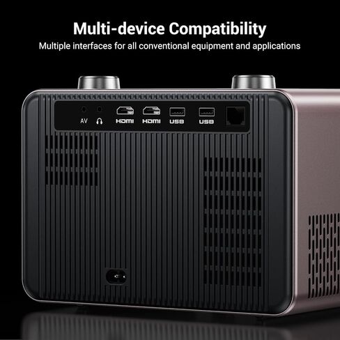 HAPPRUN 2500 ANSI 4K Decoding Outdoor Projector with Built-in Streaming App in Saudi Arabia