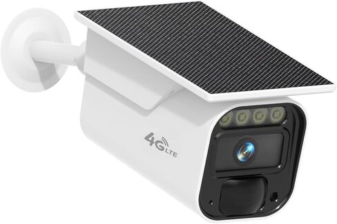 4G LTE Cellular Security Camera with Integrated Solar Panel, No WiFi Needed in Saudi Arabia