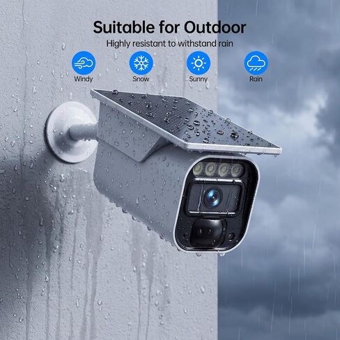 4G LTE Cellular Security Camera with Integrated Solar Panel, No WiFi Needed in Saudi Arabia
