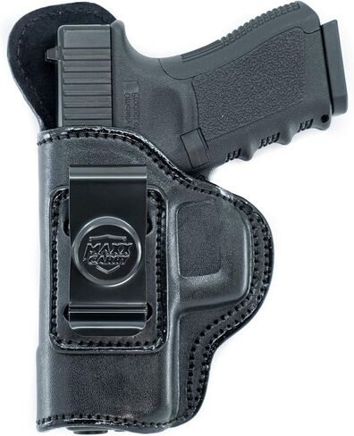 Maxx Carry Inside The Waistband Leather Holster for Ruger SR45. IWB Holster with Clip Conceal Carry. in Kuwait