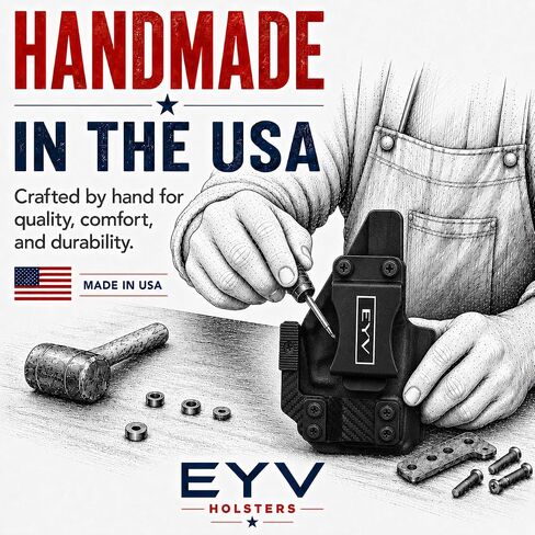 IWB Gun Holster - Fits the Taurus TX22 T.O.R.O. | Handmade Kydex Holster | EYV Holsters | PhantomX Collection in Saudi Arabia