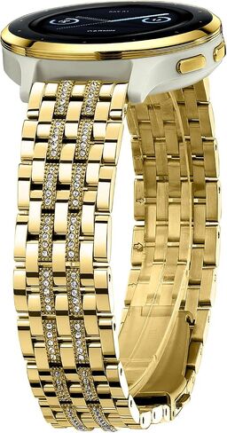 Diamond 18mm Dressy Watch Bands for Garmin Venu 2s Venu 3s Venu 4 (41mm) Vivoactive 4s Vivoactive 3s Forerunner 255S / 255S Music Forerunner 265S in Saudi Arabia