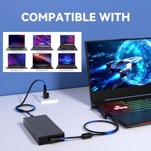 280W for Asus Laptop Charger 6.0 x 3.7MM Fit for ROG Strix,Zephyrus,TUF in Saudi Arabia