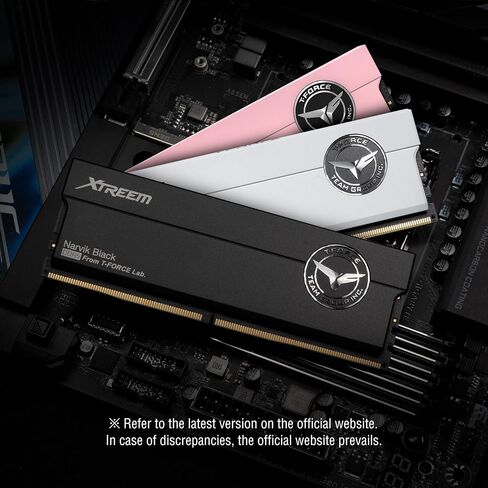 TEAMGROUP T-Force XTREEM DDR5 Ram 32GB (2x16GB) 8000MHz PC5-64000 CL38 A-DIE Desktop Memory Module Ram for Intel XMP 3.0 & AMD Expo Compatible White FFWD532G8000HC38DDC01 in Kuwait