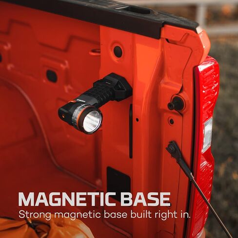NEBO Luxtreme Rechargeable Spotlight with Durable Anodized Aircraft-Grade Aluminum, USB Charging Cable and Batteries Included, Available in 1 Mile and 1/4 Mile Beam in Saudi Arabia