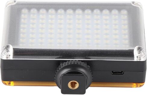 Portable LED Video Light for Camera, 96 LEDs Fill Lamp with Hot Shoe, 3 Power Modes, Soft Warm Light for Interview Photography in Kuwait