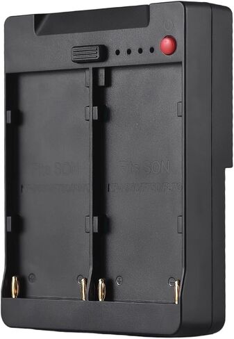 NPF970 F750 F550 Battery Plate Dual NPF Battery Compatible Adapter Converter for Extended Power, USBA/TypeC/DC/DTap Outputs for Cameras,LED Lights - Premium ABS Material in Saudi Arabia