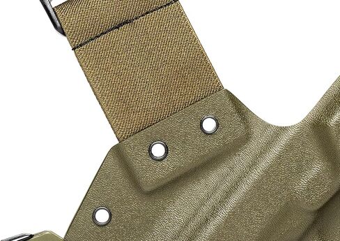 GunfightersINC Chest Holster | 1911 Government (Non-railed)| Multi Cam Black/OD Green/OD Green | Right Hand in Saudi Arabia