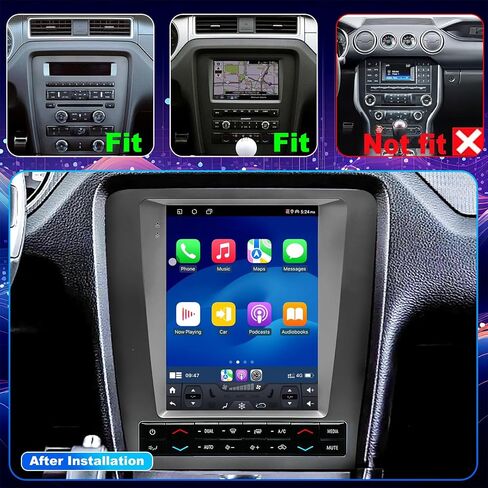 Car Radio for Ford Mustang 2010 2011 2012 2013 2014 9.7" Tesla Style Stereo in Saudi Arabia