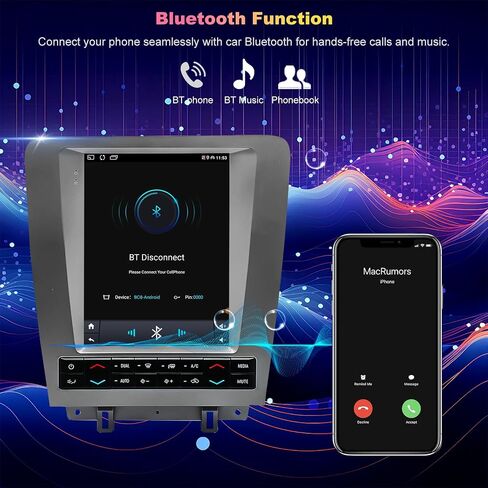 Car Radio for Ford Mustang 2010 2011 2012 2013 2014 9.7" Tesla Style Stereo in Saudi Arabia