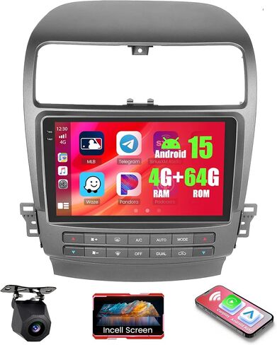 Android 15 Car Stereo for Acura TSX 2003-2008 9" in-Cell Touchscreen in Saudi Arabia