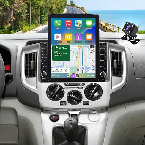 4Core 64G Android 14 Car Radio for Nissan NV200 2013-2019 with Wireless CarPlay and Android Auto, 9.7 Inch 2 Din Touchscreen for NV200 Car Stereo Head Unit w/Bluetooth GPS WiFi FM Mirror Link Camera in Saudi Arabia