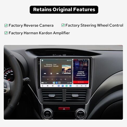 Joying Radio for Subaru Forester 2009-2013 & Impreza WRX 2008-2012, 2K QLED Touch Screen 9.5 Inch Car Stereo 12GB+256GB with Carpaly & Android Auto, AM/FM, GPS, Bluetooth, 5G WiFi(JY-ST001N12) in Saudi Arabia