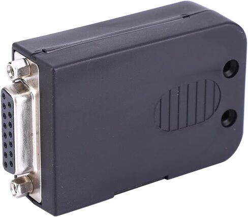Fafeicy DB15 Nut Type Female Serial Connector Terminal Breakout Board Adapter with All Copper Base Black Case for 3.81mm Spacing Wiring in Kuwait