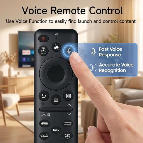 Voice Remote Control Replacement Compatible with Samsung TV Monitor, BN59-01432A VG-TM2560 Neo QLED OLED 4K UHD Series M5 M7 M8 Screen Display in Saudi Arabia
