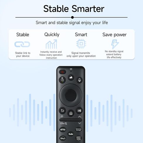 Voice Remote Control Replacement Compatible with Samsung TV Monitor, BN59-01432A VG-TM2560 Neo QLED OLED 4K UHD Series M5 M7 M8 Screen Display in Saudi Arabia