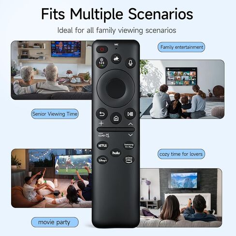 Voice Remote Control Replacement Compatible with Samsung TV Monitor, BN59-01432A VG-TM2560 Neo QLED OLED 4K UHD Series M5 M7 M8 Screen Display in Saudi Arabia