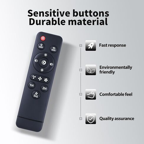 Remote Control for PINFM 20'' /Mpayel 15'' Ceiling Fans with Lights in Saudi Arabia
