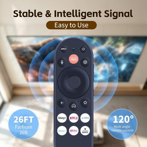 XRT290 WRT290 Replacement Voice SmartCast TV Remote for Onn Powered by Vizio TVs, for Onn Vizio 2026 Model Mini LED Quantum 4K Smart TVs in Saudi Arabia