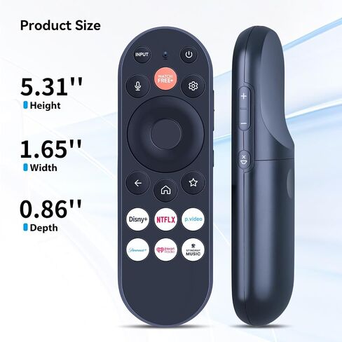 XRT290 WRT290 Replacement Voice SmartCast TV Remote for Onn Powered by Vizio TVs, for Onn Vizio 2026 Model Mini LED Quantum 4K Smart TVs in Saudi Arabia