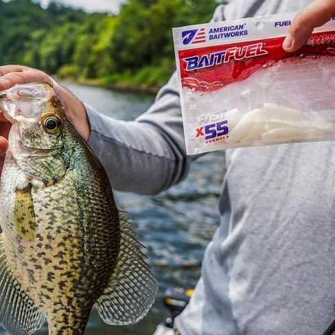 Baitfuel 2’’ NanoShad Black Chartreuse in Saudi Arabia
