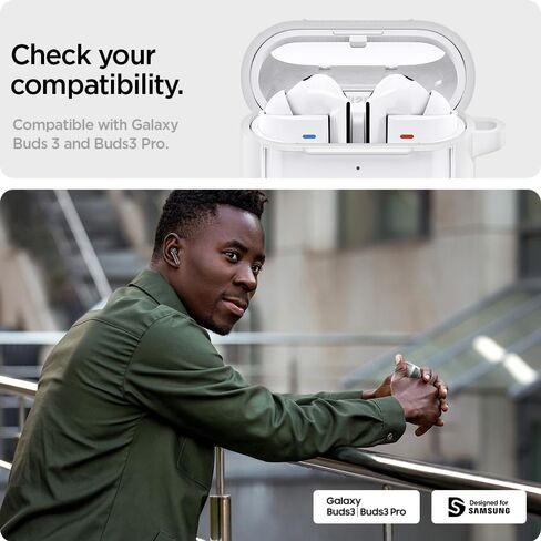 Spigen Ultra Hybrid Designed for Galaxy Buds3, Buds3 Pro & 3 FE (2025/2024) in Saudi Arabia