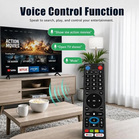 Control for vSeeBox Replacement Voice Remote, Programmable Remote in Saudi Arabia