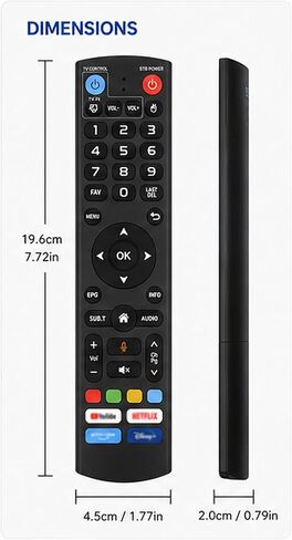 Control for vSeeBox Replacement Voice Remote, Programmable Remote in Saudi Arabia