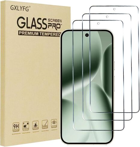 3 Pack Tempered Glass Screen Protectors Compatible with Google Pixel 10a, Anti Scratch, Bubble Free, 9H Hardness in Saudi Arabia
