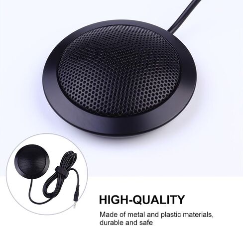 Omnidirectional 3.5mm Conference Microphone for Computer Meetings in Saudi Arabia