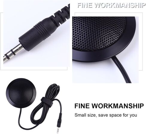 Omnidirectional 3.5mm Conference Microphone for Computer Meetings in Saudi Arabia