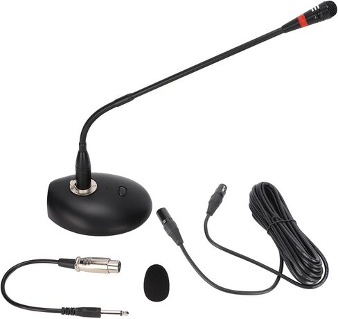 Yoidesu Desktop Gooseneck Computer Microphone, Omnidirectional Condenser PC Laptop Mic with LED Indicator, One, for Recording, Online Chatting, Gaming, Conference - USB in Saudi Arabia
