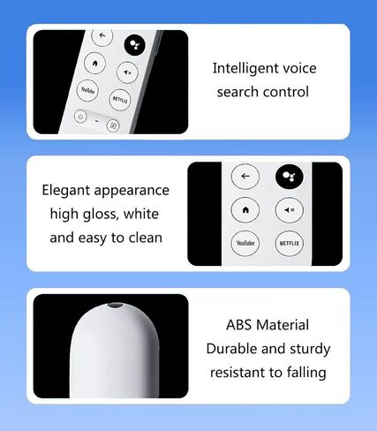 Replacement Voice Remote for Google Chromecast 4K Snow HD TV, for Chromecast with Google-TV Remote, for GoogleTV HD/ 4K Snow Streaming Stick，for G9N9N, GA01919-US in Saudi Arabia
