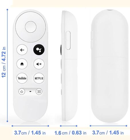 Replacement Voice Remote for Google Chromecast 4K Snow HD TV, for Chromecast with Google-TV Remote, for GoogleTV HD/ 4K Snow Streaming Stick，for G9N9N, GA01919-US in Saudi Arabia