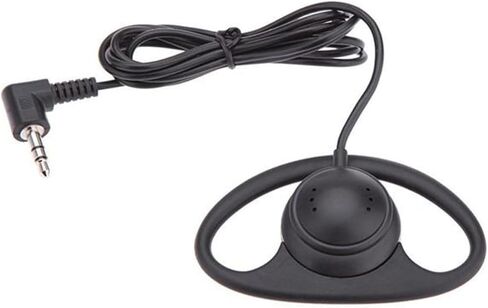 NUOBESTY Mono Headset with 3.5mm Jack, Plastic Wired Headphones for PC in Kuwait