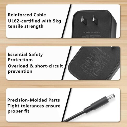 12V DC Power Supply, Replacement for PetKit Self Cleaning Cat Litter Box, Litter Box Power Cord Compatible with PetKit Self Cleaning Cat Litter Box in Saudi Arabia