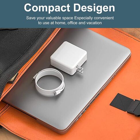 شاحن Mac Book Pro - شاحن USB C بقوة 118 واط متوافق مع MacBook Pro/Air، M1 M2 M3 M4 M5، iPad Pro، Samsung Galaxy، والمزيد من أجهزة USB-C (يتضمن كابل 6.6 قدم) in Kuwait