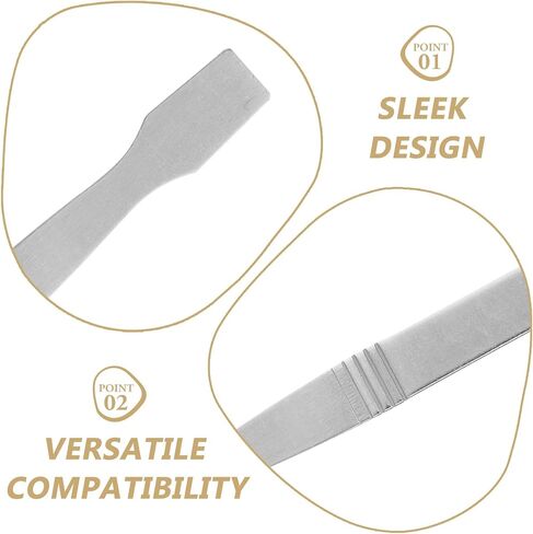 10pcs Stainless Steel Pry Tool for LCD Screen and Circuit Boards, Thin Blade Scraping Solder Repair Tool, Sturdy Silver Spudger for Phone Repairs and Electronics Toolkit in Saudi Arabia