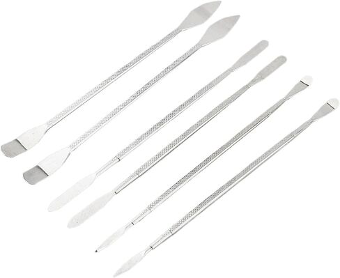 6Pcs Metal Spudger Repair Tool Set for Phone Disassembly - Alloy Steel Pry Bar Kit for Tablet Laptop Screen for battery Replacement 172mm in Kuwait