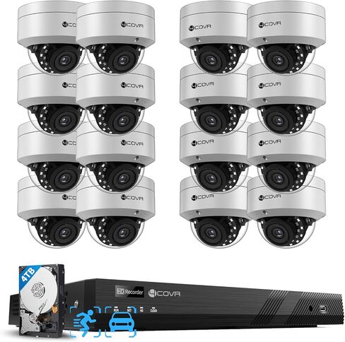 4COVR 32 Channel Security Camera System PoE with 8TB HDD, LY54AX5M3224 in Saudi Arabia