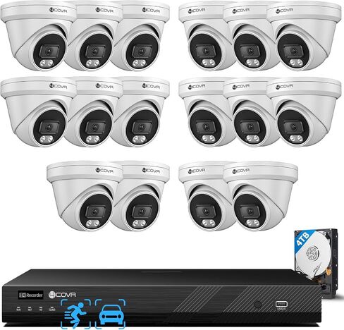 4COVR 16 Channel Security Camera System 5MP with 4TB HDD, LY97SA5M1616-1 in Saudi Arabia