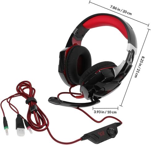 USB Gaming Headset for PC with Mic, Vibration, Volume Control in Kuwait